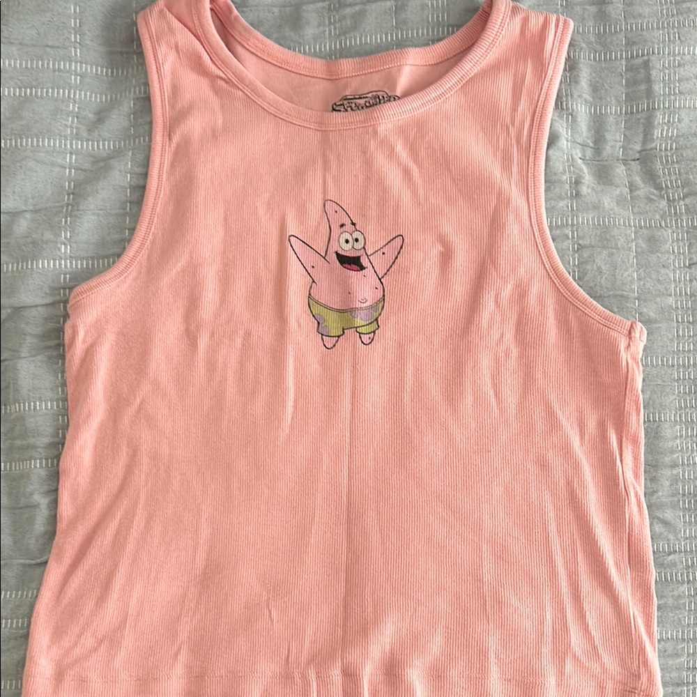 Nickelodeon Pink Cartoon Tank Top